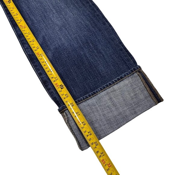 J. Crew Wide Leg Jeans Sz 24 5 Pockets Dark Wash Relaxed Fit Denim - Picture 12 of 14